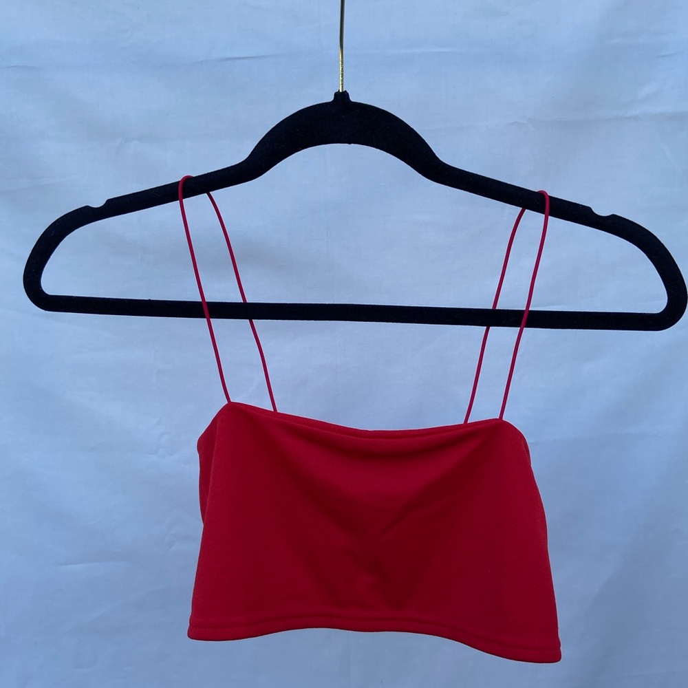 Red Crop Top